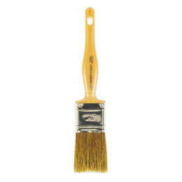 1123-1 1/2 Прямая кисть 1.5" AMBER FONG® BROWN CHINA BRISTLE - Wall - натуральная щетина