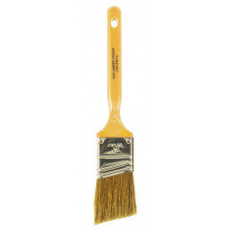 1233-1 1/2 Угловая кисть 1.5" AMBER FONG® BROWN CHINA BRISTLE - Wall - натуральная щетина