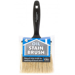 4052-4 Прямая кисть 4"  Oil Stain Brush- для масла из натуральной щетины