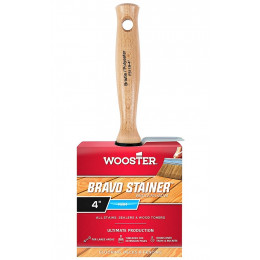 F5119-4 Прямая кисть 4" BRAVO STAINER™ - Bristle/Poly