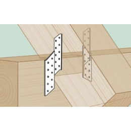 Крепление для стропил SXPRL 370*34,5*34,5*2,0 мм - тип R+L Set