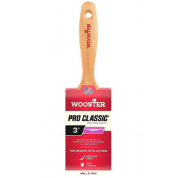 L1104-3 Прямая кисть 3" PRO CLASSIC® WHITE CHINA BRISTLE - Varnish - для ровного укрытия