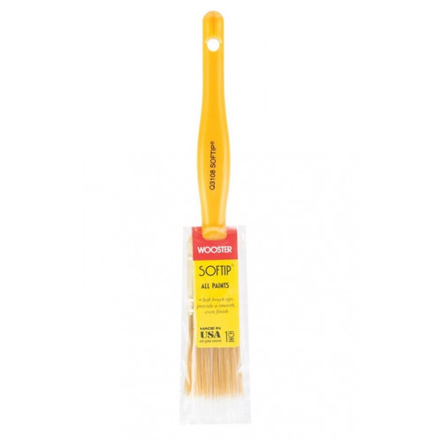 Q3108-1 Прямая кисть 1" SOFTIP® - Wall/Trim - синтетическая смесь