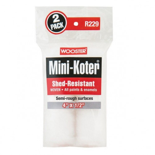 R229-4 Валик малярный SHED-RESISTANT MINI-KOTER® 2-PACK (4" - 1/2", полугрубый)