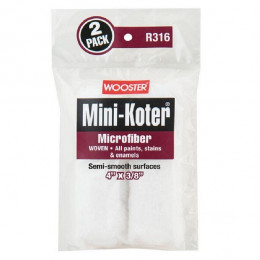 R316-4 Валик малярный MICROFIBER MINI-KOTER® 2-PACK (4" - 3/8", полугладкий)