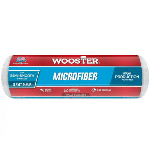 R523-9 Валик малярный тканый MICROFIBER™ (9" - 3/8", полугладкий)