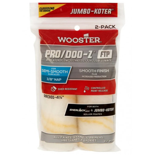 RR381-4 1/2 Валик износостойкий плетеный PRO/ DOO- Z® FTP® Jumbo Mini (4.5" - 3/8", полугладкий)