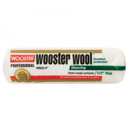RR631-9 Валик из натуральной овчины WOOSTER WOOL™ (9" - 3/8" полугладкий)