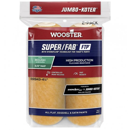 RR943-4 1/2 Валик Jumbo-Mini SUPER/FAB® FTP™ (4.5" - 3/4", грубый)  2 шт/кпак