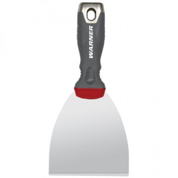 Шпатель 4″,  жесткое лезвие, нержавеющая сталь, серия ProGrip - 90667 Warner
