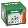 Шуруп Spax 5.0x 40 мм 0191040500403 с покрытием BLAX  (200 шт/уп) (EAN: 4003530291968)