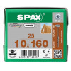 Spax 10x160 мм 0251011001605 / стар. 0251021001605 (25 шт/упак)