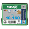 Spax 10x160 мм 1208001001605 (50 шт/упак.) - нерж., полная резьба 