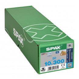 Spax 10x300 мм 1208001003005 (50 шт/упак.) - нерж., полная резьба 