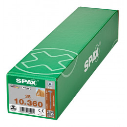 Spax 10x360 мм 0251011003605 / стар. 0251021003605 (25 шт/упак)