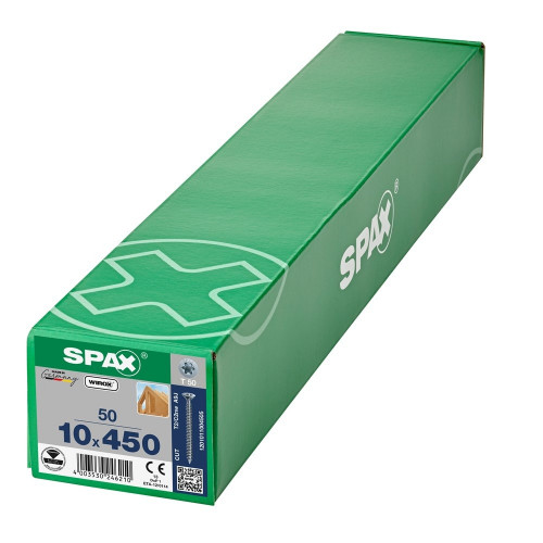 Spax 10x450 мм 1201011004505 / стар. 1201021004505 (50 шт/упак)