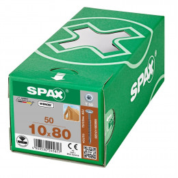 Spax 10x80 мм 0251011000805 / стар. 0251021000805 (50 шт/упак)
