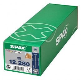 Spax 12x280 мм 1201011202805 / стар.1201021202805 (25 шт/упак)