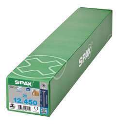 Spax 12x450 мм 1208001204505 (25 шт/упак.) - нерж., полная резьба 