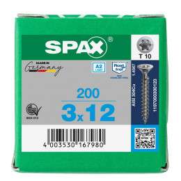 Spax 3,0x12 мм 1197000300123 (200 шт/упак.)