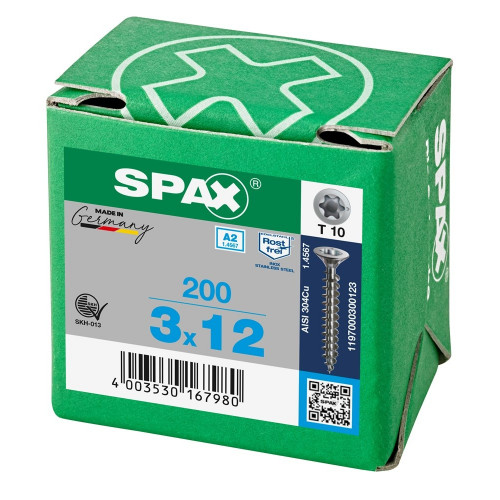 Spax 3,0x12 мм 1197000300123 (200 шт/упак.)