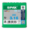 Spax 3,0x16 мм 1197000300163 (200 шт/упак.)