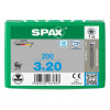 Spax 3,0x20 мм 0627000300203 (200 шт/упак.)