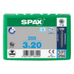 Spax 3,0x20 мм 1197000300203 (200 шт/упак.)