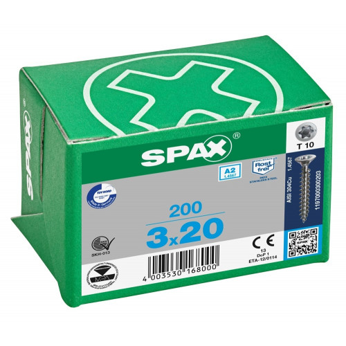 Spax 3,0x20 мм 1197000300203 (200 шт/упак.)