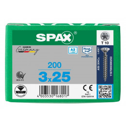 Spax 3,0x25 мм 1197000300253 (200 шт/упак.)