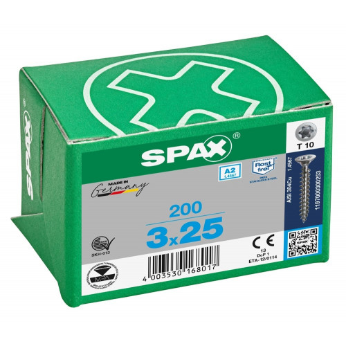 Spax 3,0x25 мм 1197000300253 (200 шт/упак.)