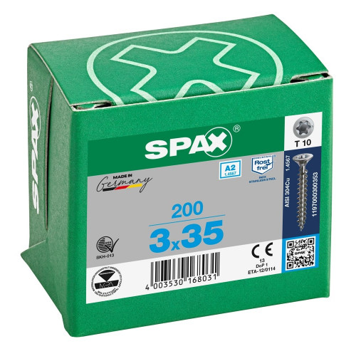 Spax 3,0x30 мм 1197000300303 (200 шт/упак.)