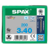 Spax 3,0x40 мм 1197000300403 (200 шт/упак.)