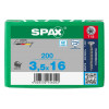 Spax 3,5x16 мм 1197000350163 (200 шт/упак.)