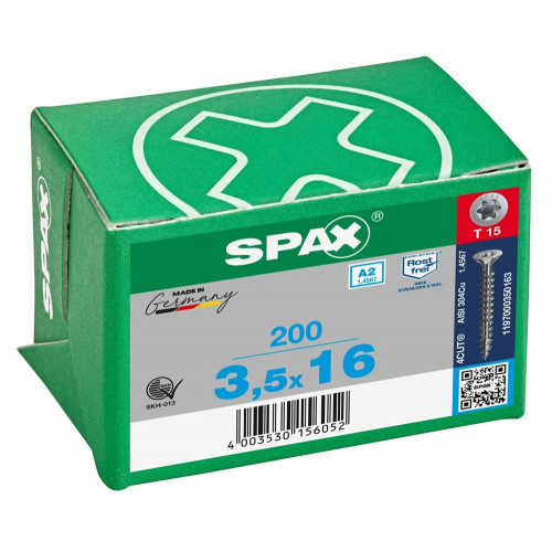 Spax 3,5x16 мм 1197000350163 (200 шт/упак.)