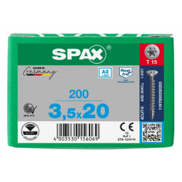 Spax 3,5x20 мм 1197000350203 (200 шт/упак.)