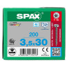 Spax 3,5x30 мм 0207000350303 (200 шт/упак.)