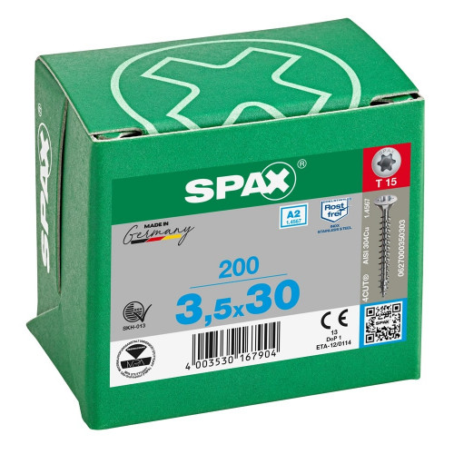 Spax 3,5x30 мм 0627000350303 (200 шт/упак.)