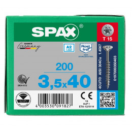 Spax 3,5x40 мм 0197000350403 (200 шт/упак.)