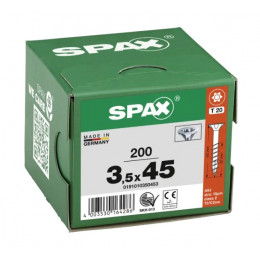 Spax 3,5x45 мм 0191010350453 (200 шт/упак) (EAN 4003530164286) - универсальный, потай, Wirox