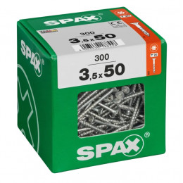 Spax 3,5x50 мм 4191010350496 (300 шт/упак) (EAN 4003530188558) - универсальный, потай, Wirox