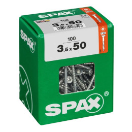Spax 3,5x50 мм 4191010350517 (100 шт/упак) (EAN 4003530188527) - универсальный, потай, Wirox