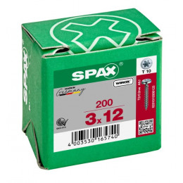 Spax 3x12 мм 0201010300123 (200 шт/упак) (EAN 4003530165740)