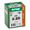 Spax 3x25 мм 1191010300253 (200 шт/упак) (EAN 4003530110245) - универсальный, потай, Wirox