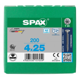 Spax 4,0x25 мм 1197000400253 (200 шт/упак.)