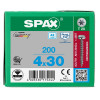 Spax 4,0x30 мм 0207000400303 (200 шт/упак.)
