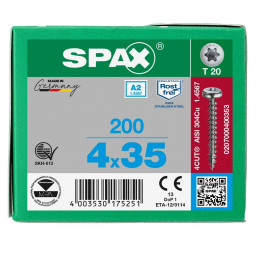 Spax 4,0x35 мм 0207000400353 (200 шт/упак.)