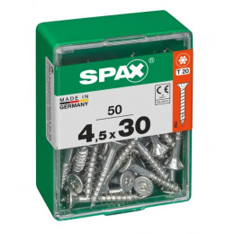 Spax 4,5x30 мм 4191010450302 (50 шт/упак) (EAN 4003530191862) - универсальный, потай, Wirox
