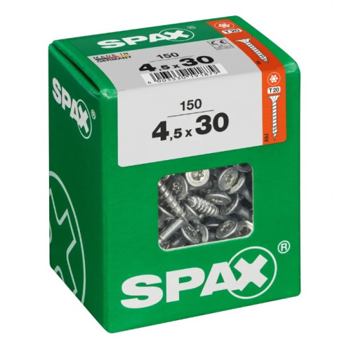Spax 4,5x30 мм 4191010450307 (150 шт/упак) (EAN 4003530191879) - универсальный, потай, Wirox