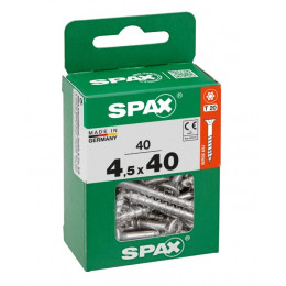 Spax 4,5x40 мм 4191010450402 (40 шт/упак) (EAN 4003530191909) - универсальный, потай, Wirox